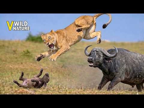 10 Incredible Moments of Prey Escaping From Predators Caught on Camera | Animal Fights