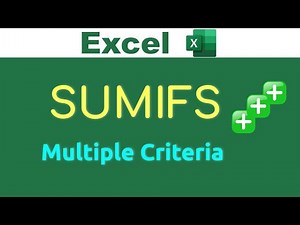 SUMIFS Function Explained with Example in Excel