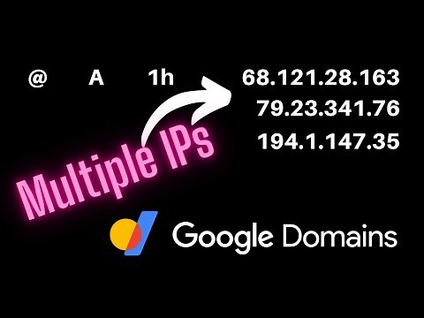 How to Add Multiple IP Addresses for One DNS A Record in Google Domains