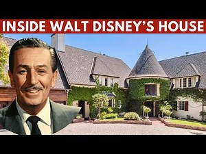 Walt Disney House Storybook Mansion | INSIDE Walt Disney’s Home Tour in Los Feliz | Interior Design