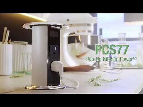 Pop-Up Kitchen Power Grommet from Mockett - PCS77
