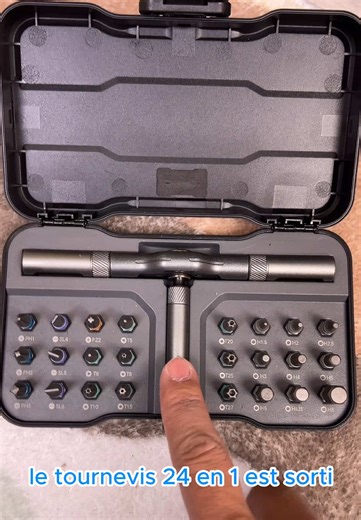 Ce magnifique coffret de 24 tournevis est le cadeau idéal pour les amateurs de bricolage.#tools #screwdriver #tiktokshop #present #tiktokshop