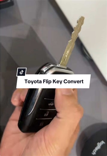 Toyota Car Key to Flip Key Conversion Tutorial