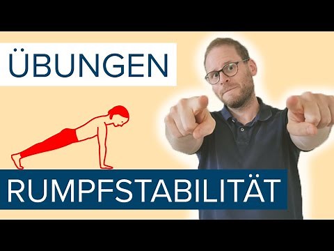 Übungen für Rumpfstabilität - schnell, einfach, für Zuhause [Core Workout]