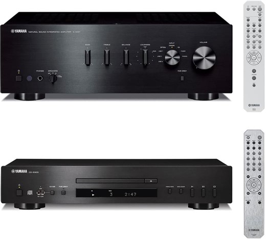 Amazon.com: Yamaha CD-S303 CD 播放器 附 MP3/WMA/LPCM/FLAC/USB 相容A-S301 整合式放大器 : 電子