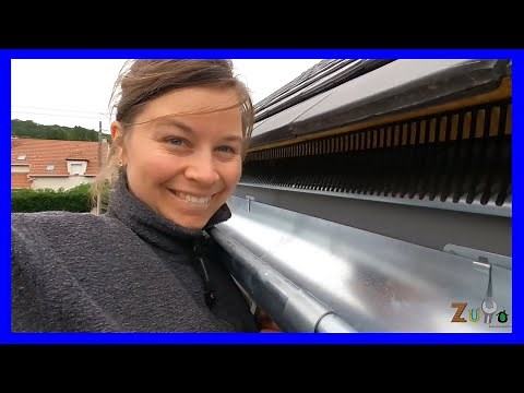 Zinc gutter installation and welding! We learned how to weld!