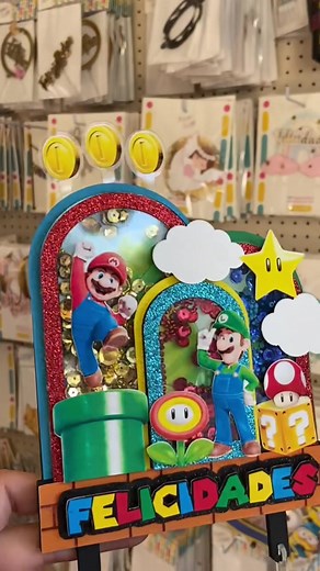 Custom Mario Bros Cake Topper | Cake Decorating Ideas