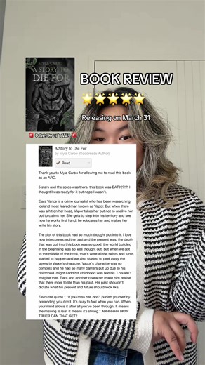 Unforgettable Dark Romance Review of M. Carbo's Latest ARC