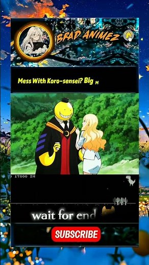 Mess With Koro-sensei? Big Mistake 💀🔥#anime #animeedit #shorts