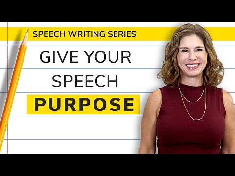 How To Write A Speech 1/5 - Purpose & Audience Analysis | The POWER Method