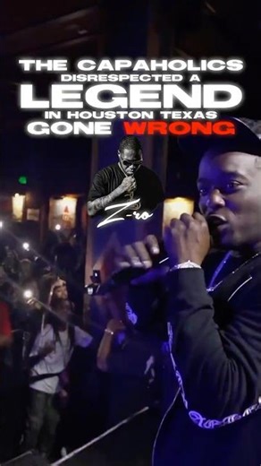 The Capaholics Didn't Know they Was Disrespecting A Legend Of Houston Texas Z-Ro