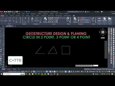 "Master AutoCAD: CIRCLE IN 2POINT, 3 POINT, & 4 POINT - A Complete Step-by-Step Guide!"