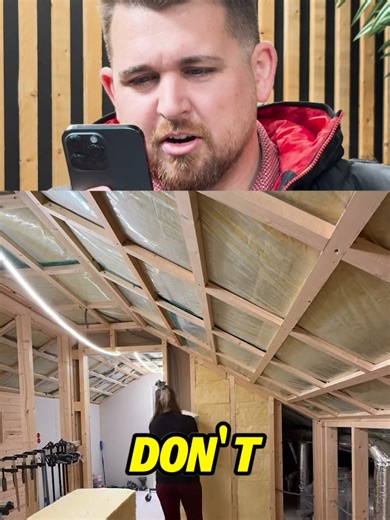 Respect. That’s clean, proper insulation work. Cut clean. Fit tight. Well done. Video from: @oppussing.hagebu #diy #reaction #homeremodel #homeimprovement