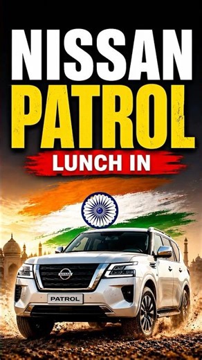 Nissan Patrol Launch in India 💀 #youtube #nissan #shorts #petrol #trending