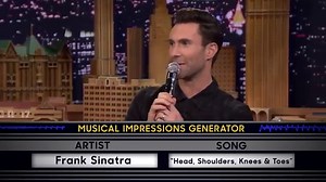 Wheel of Musical Impressions with Adam Levine