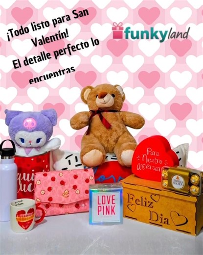 Funkyland on Instagram: "Si todavía no sabes qué regalar este San Valentín, ¡no entres en pánico! Tenemos el detalle perfecto para esa persona especial. 🎁"