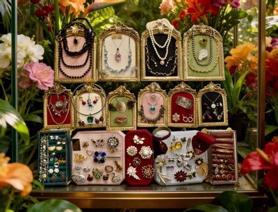 Huge Rhinestone Vtg Jewelry Lot Murano Glass Sterling 925 Czech Carnegie Juliana | eBay