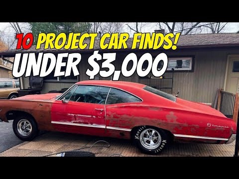 Top 10 Classic Cars Under $3,000 – 60s and 70s Projects On Sale!