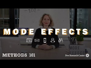 Methods 101: Mode effects