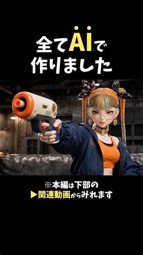 AIだけで3DCG風のアニメ作ってみた。