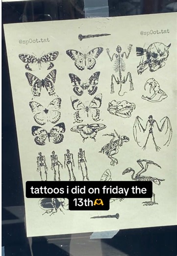 Creative Tattoos for Friday the 13th Flash Day
