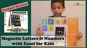 Watch Innocheer Magnetic Letters & Numbers with Easel for Kids on Amazon Live