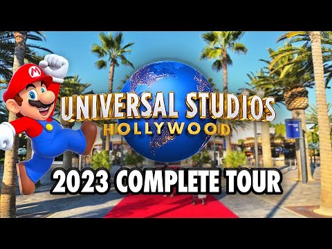 Universal Studios Hollywood 2023 - Full Walkthrough with Rides & Super Nintendo World [4K]