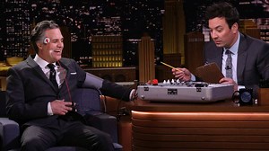 Jimmy hooks up notorious movie plot spoiler Mark Ruffalo to a lie detector to get the truth about Avengers: Endgame. | The Tonight Show Starring Jimmy Fallon