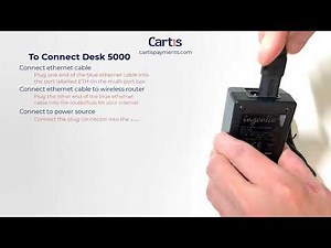 How to Connect an Ingenico Desk 5000 Credit Card Terminal for First Time Use