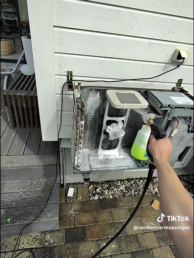 Rense varmepumpe utedel Toshiba – DIY service guide