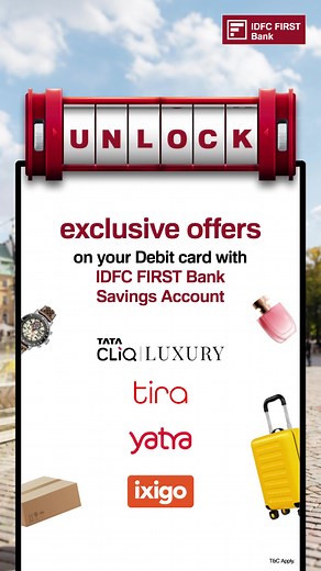 93K views · 148 reactions | Get more than just monthly interest - With your IDFC FIRST Bank Savings Account, unlock premium offers on top brands, beauty experiences, and getaways | IDFC FIRST Bank | Facebook