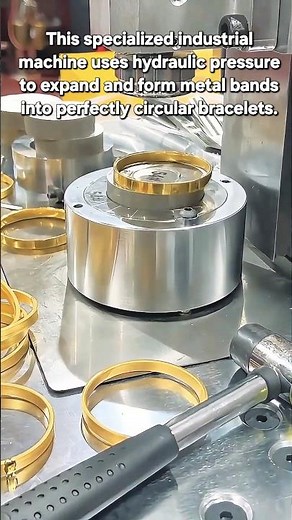 Precision Solid Bracelet & Ring Shaping Machine Process 💍
