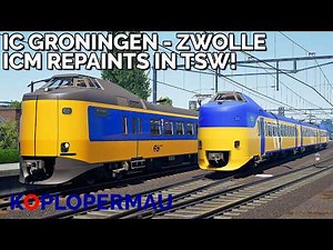 Train Sim World: Ik installeerde repaints en reed de Intercity Groningen - Zwolle met een echte ICM!