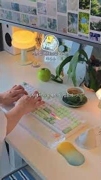 포팩트 ACT107 무선 기계식 키보드 데스크테리어 꾸미기 역대급 배터리 용량🔋