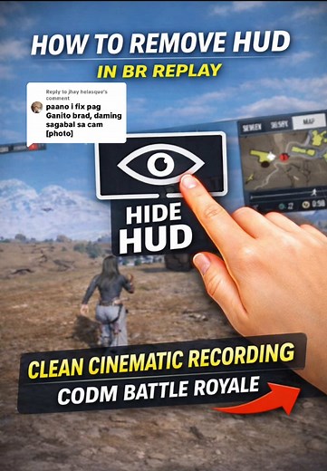 Paano Alisin ang HUD sa CODM BR Replay
