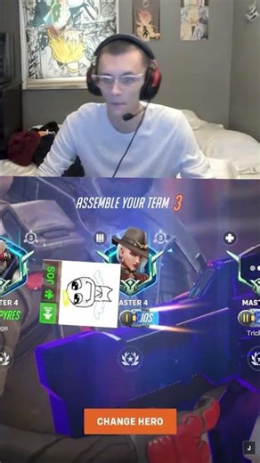 Voice of an angel - @WashedKingJos #overwatch2 #gaming #fyp