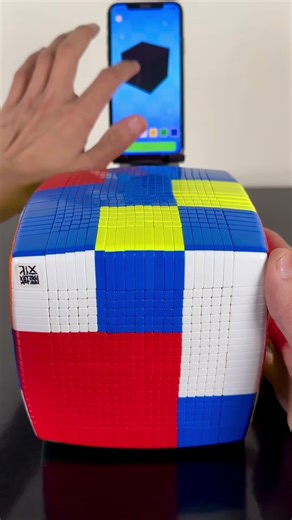 AI Solving the World's Largest Rubik's Cube Challenge