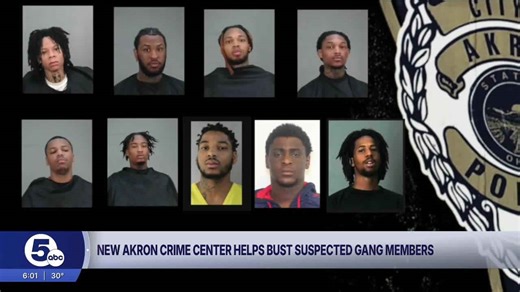 9 charged for gang activity in Akron following multi-year investigation