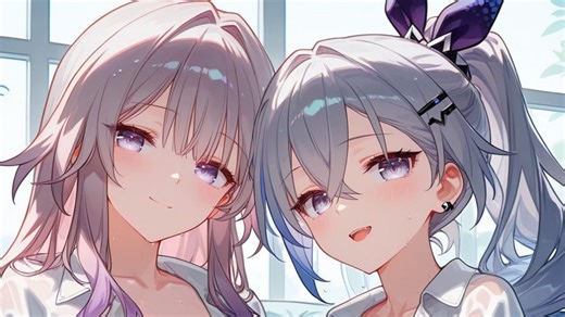 银狼❤️银狼vs大黑塔~76个账号的仇💕 银狼美图精选【崩坏：星穹铁道】每日美图分享 第八百二十八期