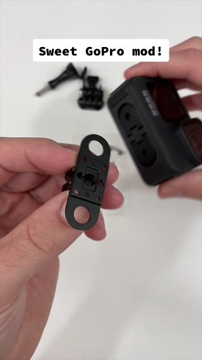 Cool #gopro mod #hack! Replaces the fingers with an added quarter-twenty tripod mount! More tips on my yt channel