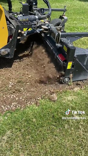 Power rake driveway transformation. #foryou #foryoupage