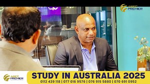 🎓✨ Your Australian Study Dream Starts Here with ABEC Premier! 🇦🇺🚀 With 20 years of excellence, we’re here to guide you every step of the way! 🌏💼 📢 July 2025 Intakes Now Open! 🔥 Secure your spot today! ✅ Personalized Guidance 🤝 ✅ 24/7 Virtual Assistance 💻 ✅ Hassle-Free Visa Process 🛂 📍 Visit us at: 📌 Colombo – 070 692 0951 or 074 134 7569 📌 Kandy – 076 915 5880 📌 Galle – 077 016 9576 📌 Jaffna – 070 691 0952 📞 Contact us now & take the first step toward your dream! 🚀 🎯 Don’t wai