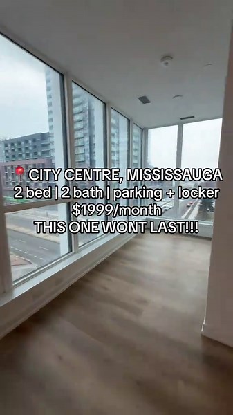 📍CITY CENTRE, MISSISSAUGA 2 bed | 2 bath | parking locker $1999/month SEND DM OR COMMENT SQ1 #realestate #mississauga #TorontoRealEstate #realestateagent #realestate