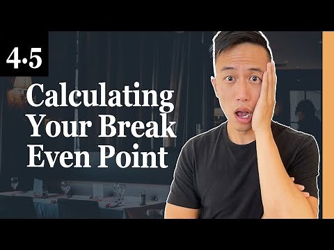 How To Calculate Your Restaurant Business Break Even Point - 4.5 Profitable Restaurant Owner Academy