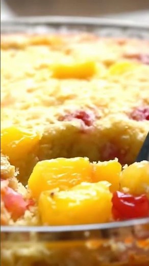🍍🍒 Southern Fruit Cocktail Cake