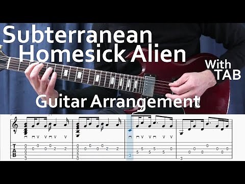 Radiohead (Subterranean Homesick Alien | Play-Along Tab | Guitar Arrangement)