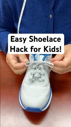 Easy shoelace hack for kids ✨ If you’re tired of laces, check out our no-tie shoes at janandjul.com!