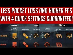 Warzone Packet Loss Fix and Gain 9-12 FPS! Easy PC Settings