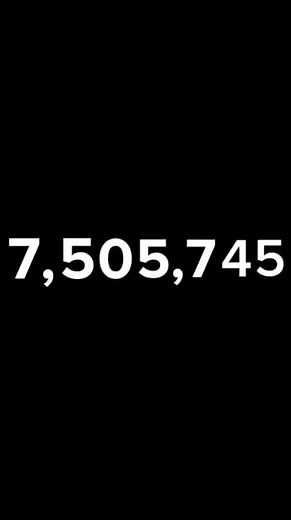 0 To 1 Trillion With Sound Effects (Short Version) #numbers