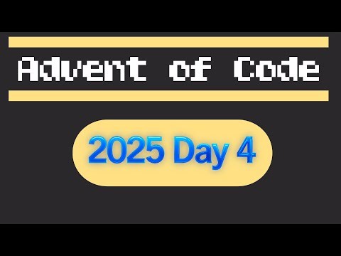 Advent of Code 2025 Day 4